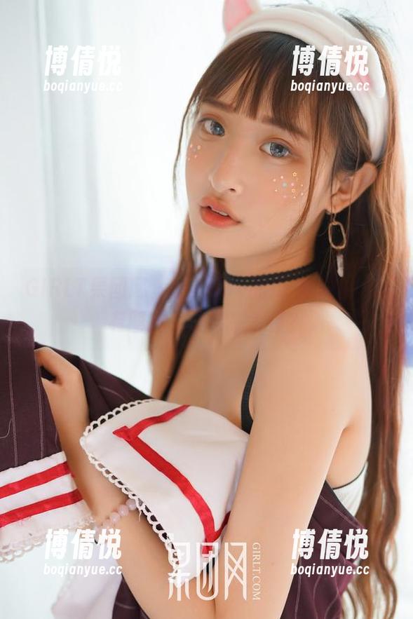 GIRLT果团网 - 甜Abby的婚纱私拍：我有图片，谁敢来争锋？