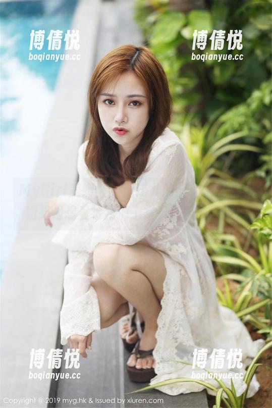 MyGirl美媛馆 - 唐琪儿的旅拍，看来小姐姐是想着给我们上堂‘旅教’课呢！