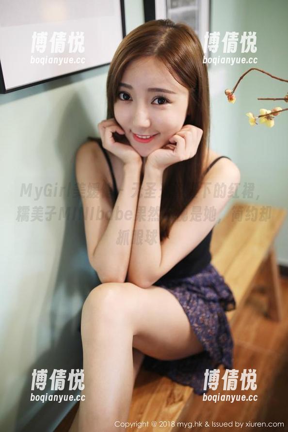 MyGirl美媛馆-糯美子MINIbabe MyGirl美媛馆 - 无圣光照耀下的红裙,糯美子MINIbabe果然不愧是她,简约却抓眼球。
