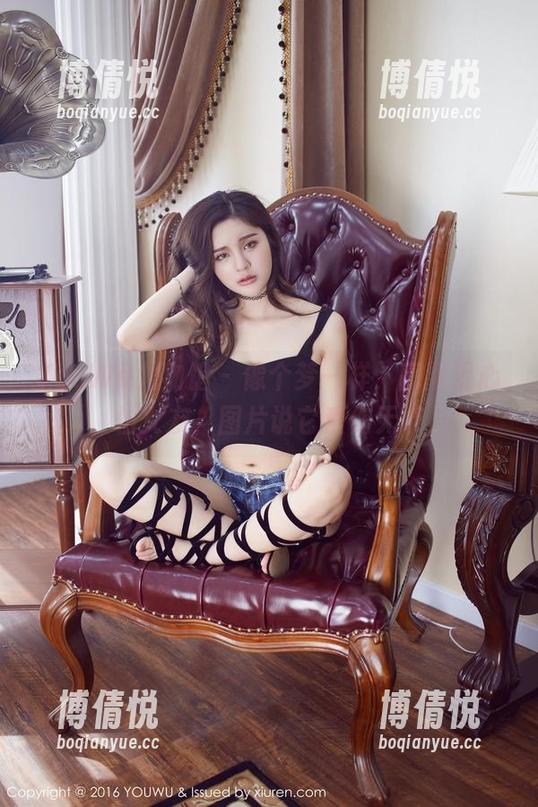 YouWu尤物馆 - 像个梦一样，高清温心怡女友，图片说它爱你无奈