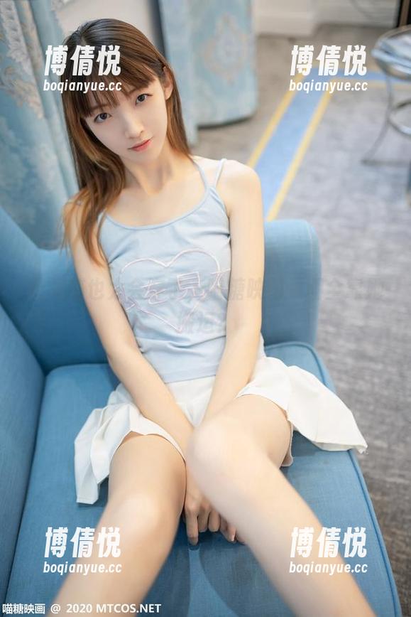 蓝裙蝶也太会穿了，喵糖映画美图全靠她搬运？