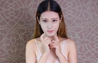 尤物馆 – Rebecca_吴颖茵的夏天，白色衣服下的原图，隐约传来海风的味道